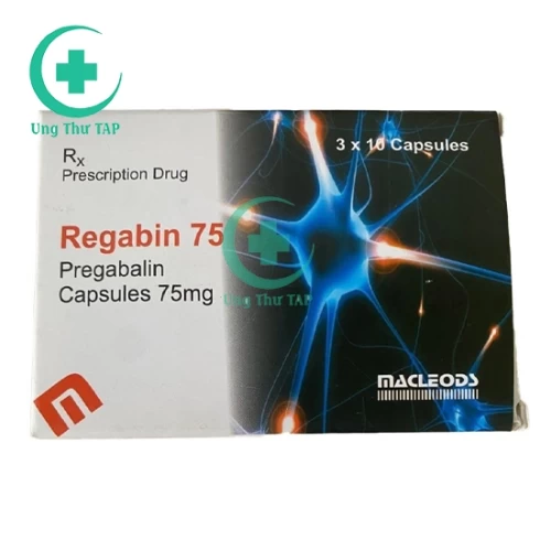 Regabin 75 - Thuốc điều trị điều trị đau thần kinh, động kinh