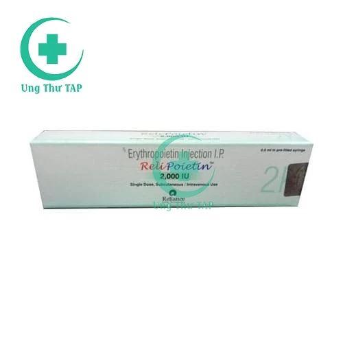 Relipoietin 4000 IU - Thuốc điều trị thiếu máu của Ấn Độ