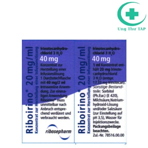 Riboirino 40mg/2ml Thymoorgan Pharmazie - Điều trị ung thư