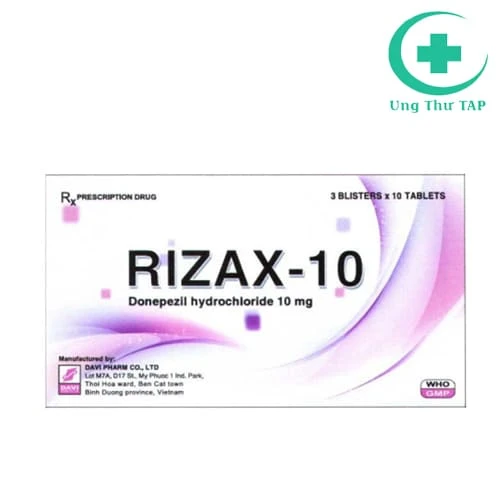 Rizax 10 - Thuốc điều trị sa sút trí tuệ của Đạt Vi Phú