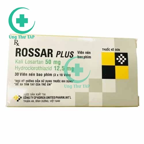 Rossar Plus - Thuốc điều trị tăng huyết áp hiệu quả