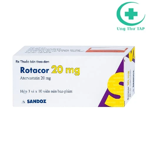 Rotacor 20mg Lek - Thuốc làm giảm cholesterol máu chất lượng