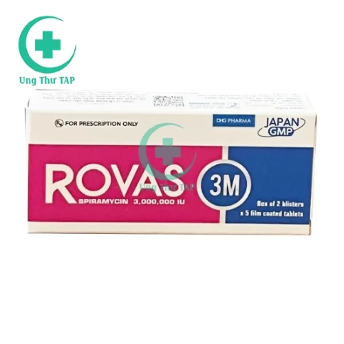 Rovas 3M - Thuốc điều trị nhiễm khuẩn hô hấp hiệu quả