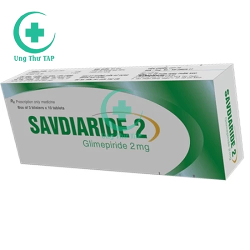 Savdiaride 2 - Thuốc điều trị đái tháo đường tuýp 2 của Savi