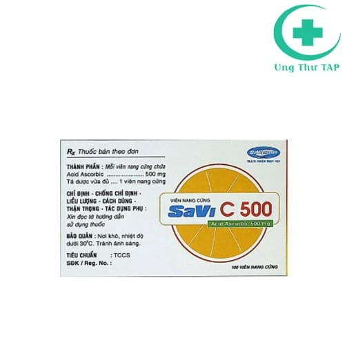 SaVi C 500 - Thuốc điều trị tình trạng thiếu Vitamin C hàng đầu