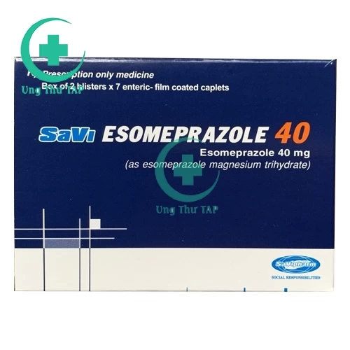 SaVi Esomeprazole 40 - Thuốc hỗ trợ điều trị các bệnh dạ dày