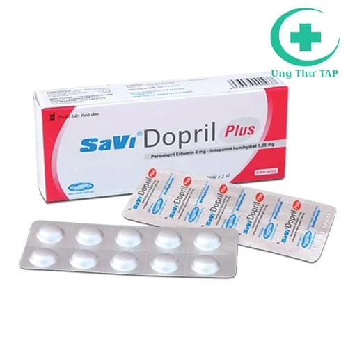 SaviDopril Plus - Thuốc điều trị tăng huyết áp vô căn
