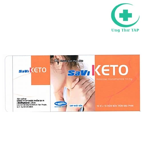 SaViKeto 10mg - Thuốc giảm đau, kháng viêm sau phẫu thuật