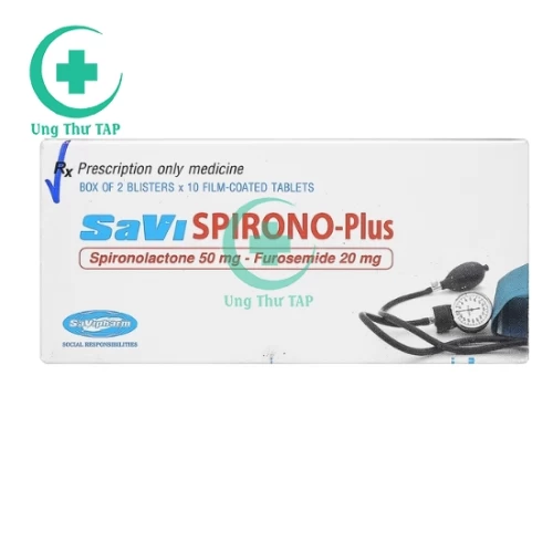 Savispirono-Plus - Thuốc điều trị tăng huyết áp vô căn hiệu quả