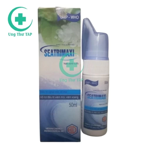 Seatrimaxi - Thuốc xịt vệ sinh mũi, hỗ trợ điều trị viêm mũi