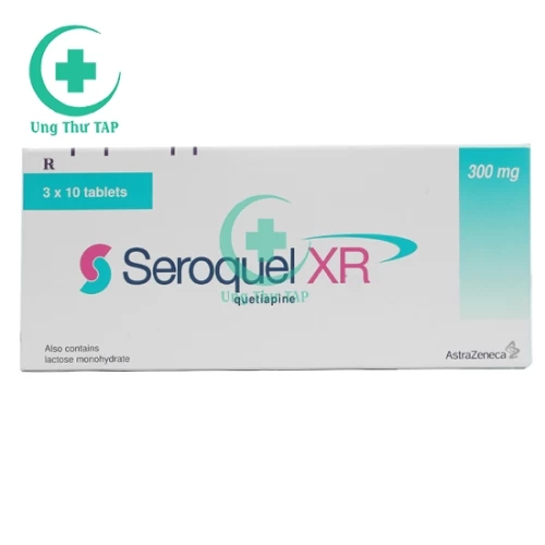 Seroquel XR 300mg AstraZeneca - Điều trị tâm thần phân liệt