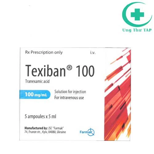 Texiban 100 - Thuốc chống xuất huyết trong phẫu thuật hiệu quả