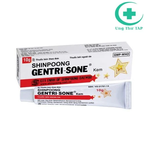 Shinpoong Gentrisone 10g - Thuốc điều trị viêm và ngứa da
