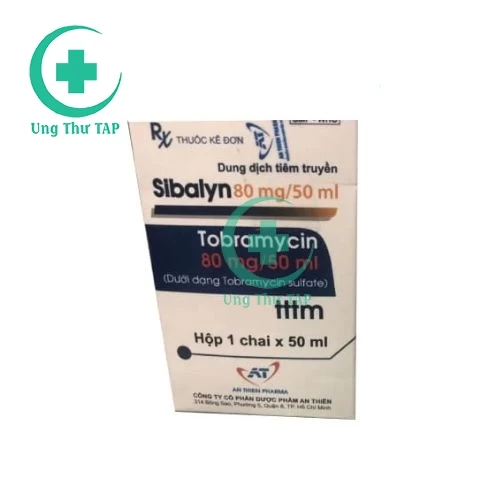 Sibalyn 80mg/ 50ml - Thuốc điều trị nhiễm khuẩn hiệu quả