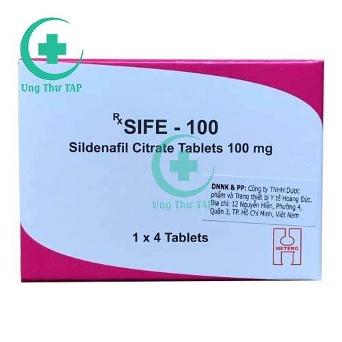 Sife 100 Hetero - Thuốc hỗ trợ điều trị rối loạn cương dương