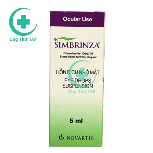 Simbrinza 5ml - Thuốc điều trị chứng tăng áp lực nội nhãn