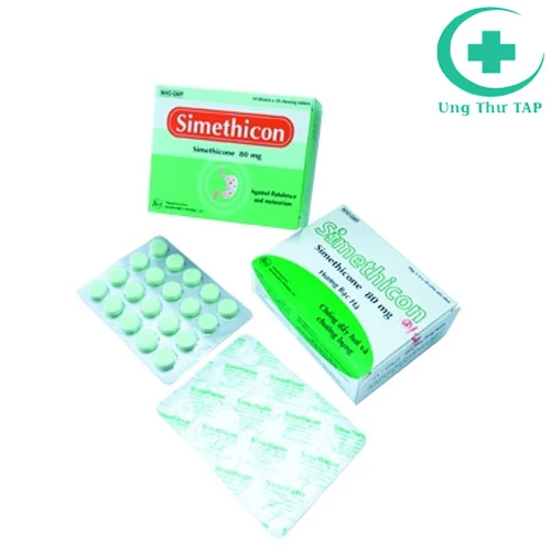 Simethicon - Điều trị rối loạn tiêu hóa do tích tụ quá nhiều hơi