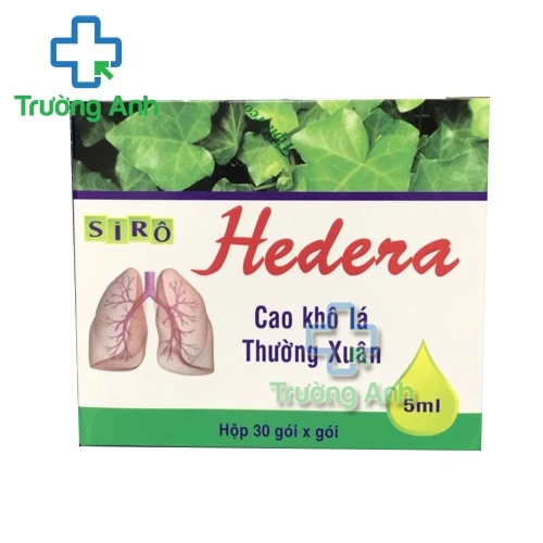 Siro Hedera (gói) - Giúp điều trị viêm đường hô hấp hiệu quả