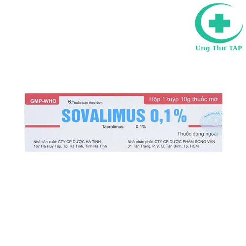 Sovalimus 0,1% - Điều trị bệnh nhân bị chàm cơ địa vừa và nặng