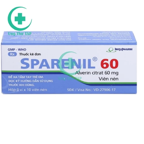 Sparenil 60 - Điều trị các cơn đau co thắt ruột của Imexpharm