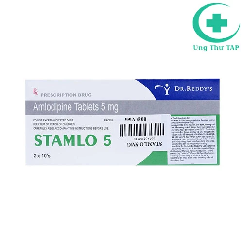 Stamlo 5 - Thuốc điều trị tăng huyết áp và thiếu máu cơ tim