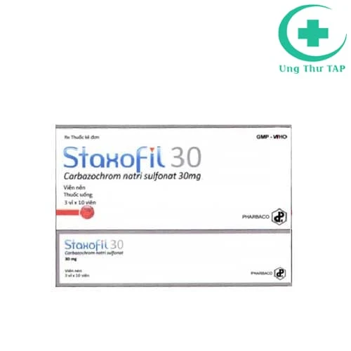 Staxofil 30 Pharbaco - Thuốc cầm máu chất lượng
