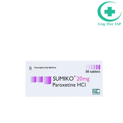Sumiko 20mg - Thuốc điều trị trầm cảm, rối loạn lo âu của Cyprus