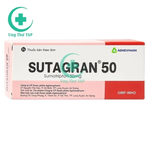 Sutagran 50mg Agimexpharm - Thuốc điều trị bệnh đau nửa đầu