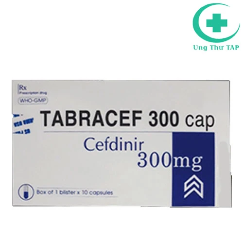 Tabracef 300mg - Thuốc điều trị các bệnh nhiễm khuẩn hiệu quả