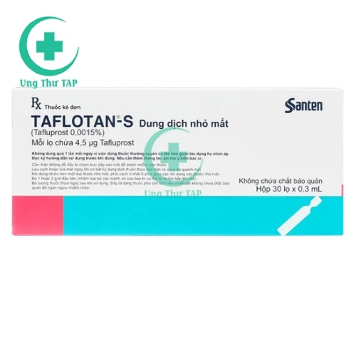 Taflotan-S 0,3ml- Dung dịch giảm áp lực nội nhãn cao của Nhât Bản