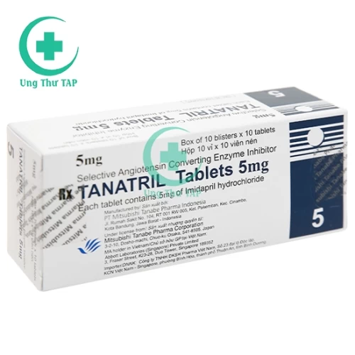 Tanatril 5mg - Thuốc điều trị tăng HA hiệu quả, an toàn