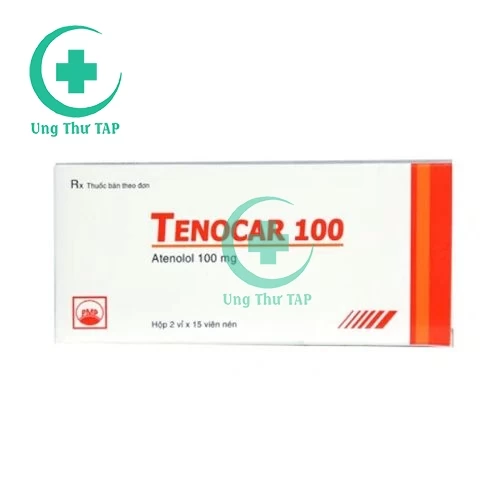 Tenocar 100 - Thuốc điều trị tăng huyết áp, đau thắt ngực