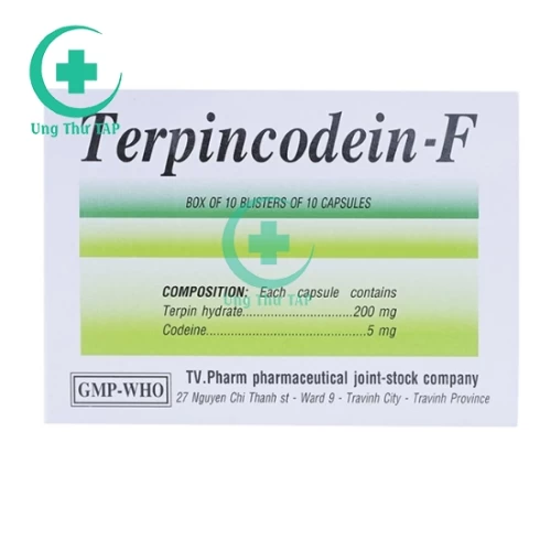 Terpincodein-F TV.Pharm - Thuốc trị ho gió, ho khan hiệu quả
