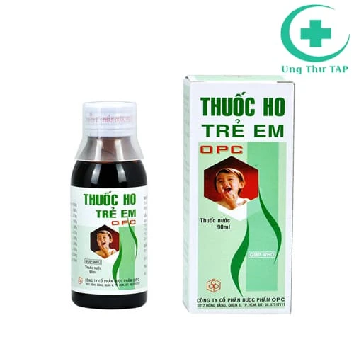 Thuốc ho trẻ em OPC - Thuốc  điều trị viêm nhiễm đường hô hấp