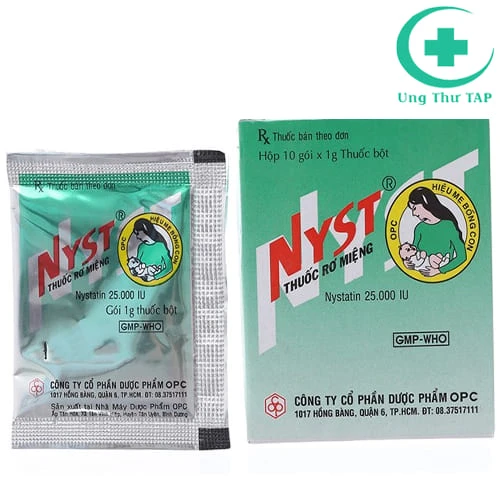 Thuốc rơ miệng NYST - Thuốc điều trị bệnh Candida miệng cho trẻ