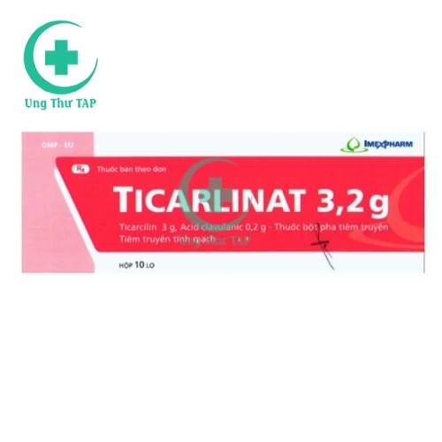 Ticarlinat 3,2g - Thuốc điều trị nhiễm khuẩn của Imexpharm