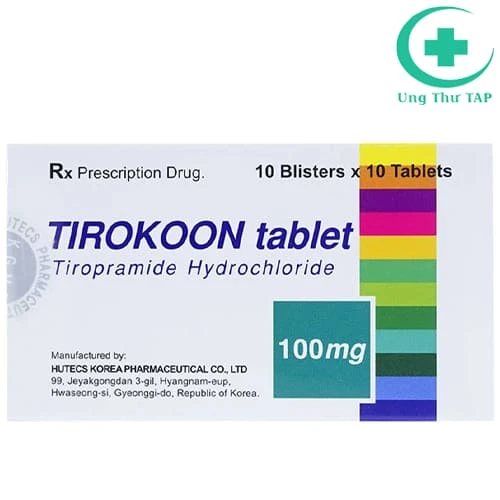 Tirokoon tablet - Thuốc điều trị co thắt dạ dày ruột