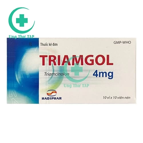 Triamgol 4mg - Thuốc chống viêm, ức chế miễn dịch của DP Hà Tĩnh