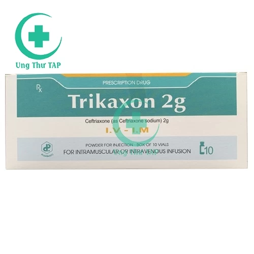 Triaxon 2g - Thuốc dự phòng và điều trị nhiễm trùng hiệu quả