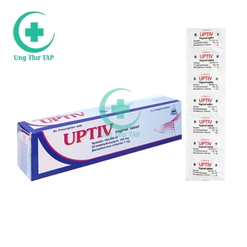 Uptiv T.Man - Thuốc đặt diều trị các viêm nhiễm phụ khoa