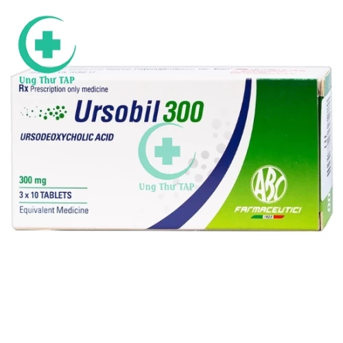 Ursobil 300mg - Thuốc điều trị xơ gan mật nguyên phát của Ý