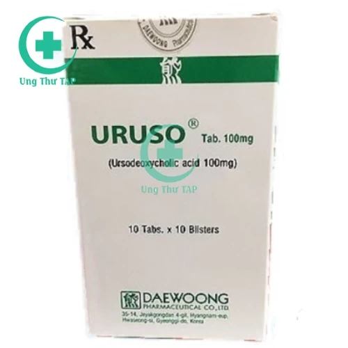 Uruso 100mg - Thuốc điều trị sỏi mật, cải thiện chức năng gan