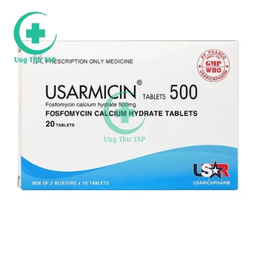 Usarmicin 500mg - Thuốc điều trị nhiễm khuẩn đường tiết niệu và tiêu hoá
