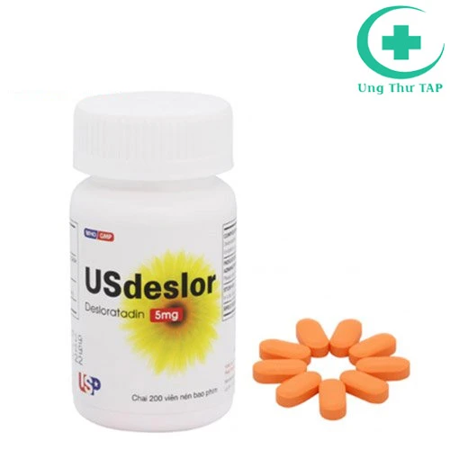 USdeslor (lọ) - Điều trị bệnh viêm mũi dị ứng, mề đay mạn tính