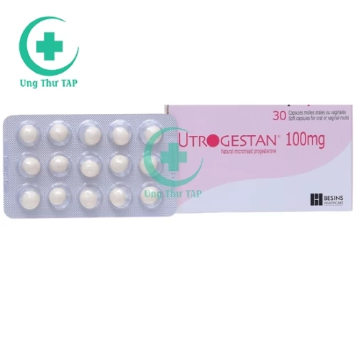 Utrogestan 100mg Capsule - Thuốc điều trị rối loạn nội tiết tố nữ 