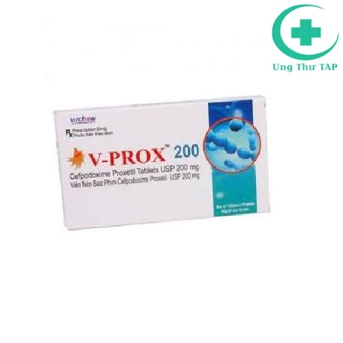 V-Prox 200 Zim Lab - Thuốc điều trị nhiễm khuẩn của Ấn Độ