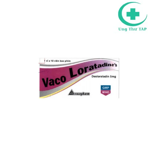 Vaco Loratadine's 5mg - Thuốc điều trị viêm mũi dị ứng hiệu quả