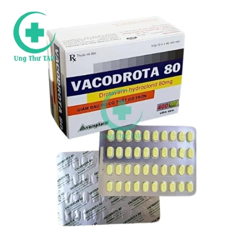 Vacodrota 80- Thuốc điếu trị co thắt dạ dày ruột, tử cung hiệu quả