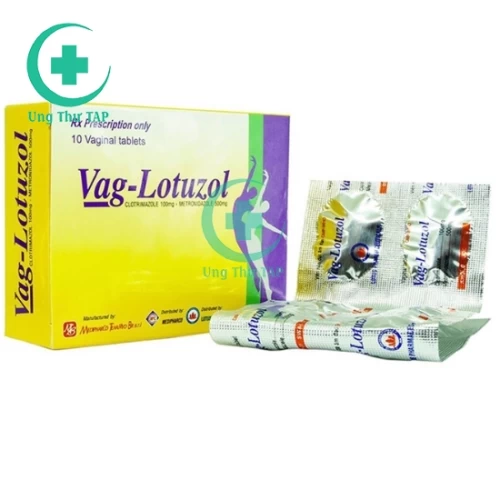 Vag-Lotuzol - Thuốc điều trị nhiễm khuẩn, nhiễm nấm phụ khoa