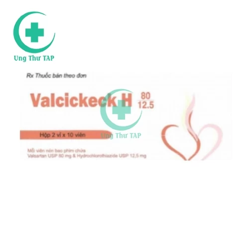 Valcickeck H 80mg - Thuốc điều trị cao huyết áp hiệu quả
